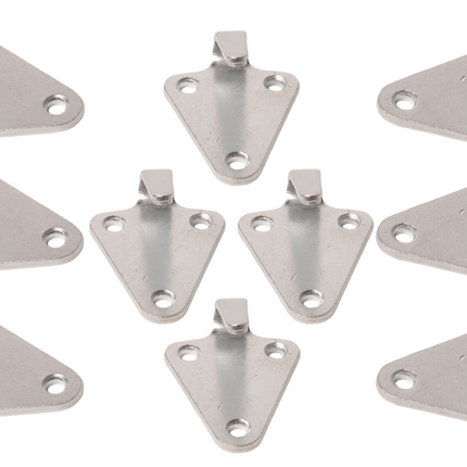 Cantonal Haken voor elastiek of touw - 40x45 mm - 10 stuks