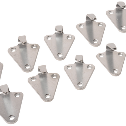 Cantonal Haken voor elastiek of touw - 40x45 mm - 10 stuks