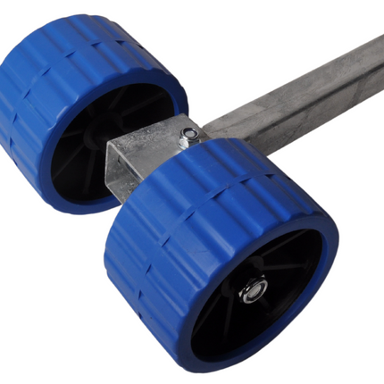 Cantonal In hoogte verstelbare kimrollen set - 30x30x300 mm - gegalvaniseerd - blauw