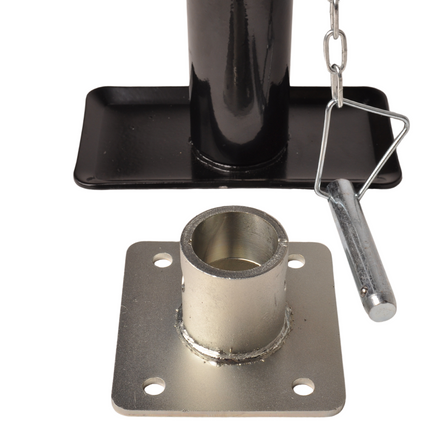 Cantonal Kantelbare en uitdraaibare steunpoot - 43-70 cm - 1000 kg - inclusief flens