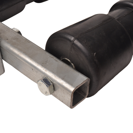 Cantonal Kantelbare kielrol set - 183x85 mm - 30x30 mm koker - 2 delig