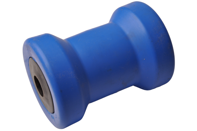 Cantonal Kielrol blauw - 133x75 mm - naafdiameter 21 mm