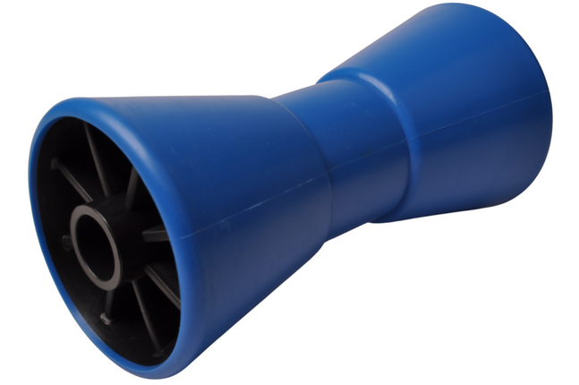 Cantonal Kielrol blauw - 200x104 mm - naafdiameter 22 mm