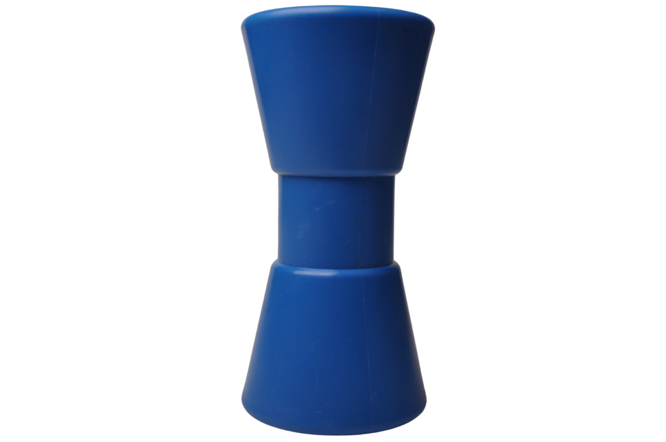 Cantonal Kielrol blauw - 200x104 mm - naafdiameter 22 mm