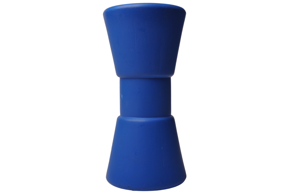 Cantonal Kielrol blauw - 200x95 mm - naafdiameter 21 mm