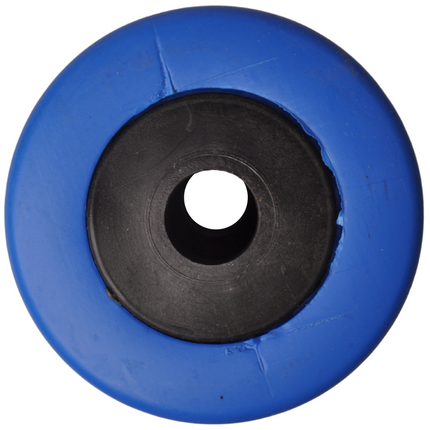 Cantonal Kielrol blauw - 200x95 mm - naafdiameter 21 mm