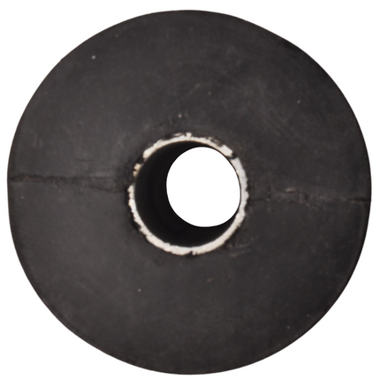 Cantonal Kielrol zwart - 136x75 mm - 22 mm naafdiameter