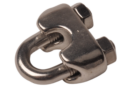 Cantonal Klem van RVS voor staaldraad (6 mm)