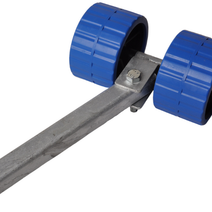 Cantonal Kunststof kimrollen set - blauw - kantelbaar - inclusief koker 30x30x300 mm