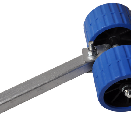 Cantonal Kunststof kimrollen set - blauw - kantelbaar - inclusief koker 30x30x300 mm