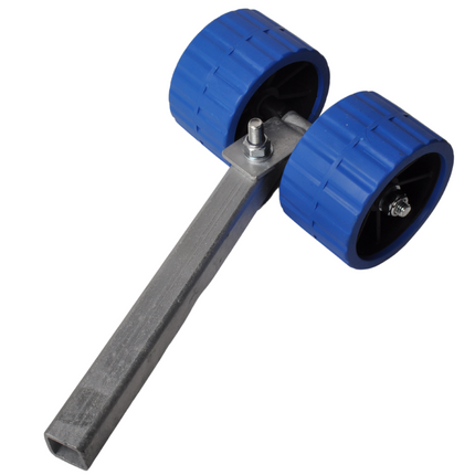 Cantonal Kunststof kimrollen set - blauw - kantelbaar - inclusief koker 30x30x300 mm