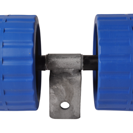 Cantonal Kunststof rollenset - blauw - 74x120 mm - kantelblok 30 mm