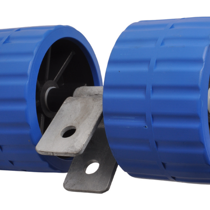 Cantonal Kunststof rollenset - blauw - 74x120 mm - kantelblok 30 mm