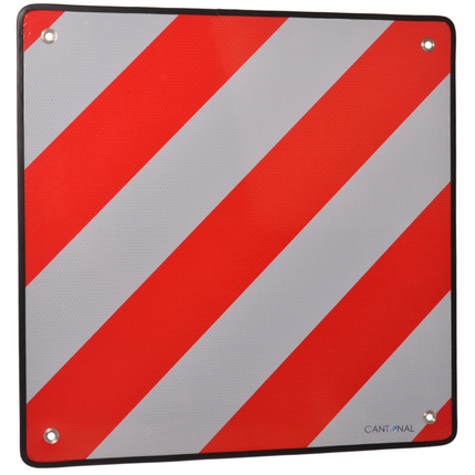 Cantonal Lading waarschuwingsbord 50x50 cm - aluminium