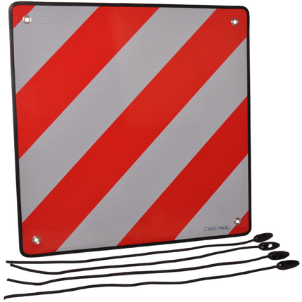 Cantonal Lading waarschuwingsbord 50x50 cm - aluminium