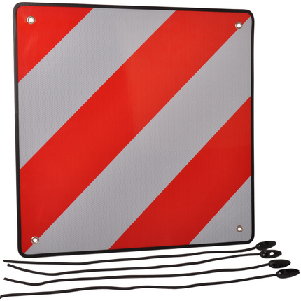 Cantonal Lading waarschuwingsbord 50x50 cm - aluminium