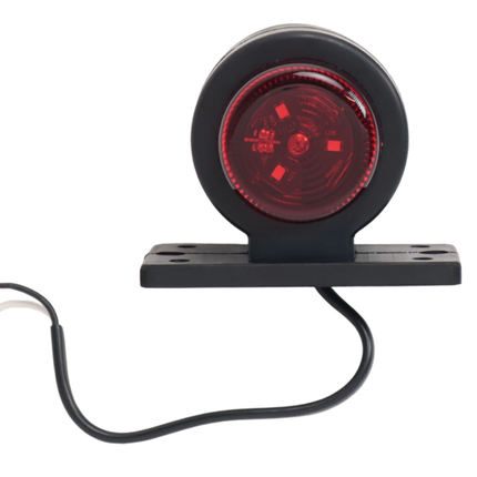 Cantonal LED breedtelicht rood/wit 40x90x75 mm