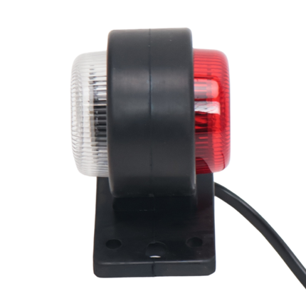 Cantonal LED breedtelicht rood/wit 40x90x75 mm