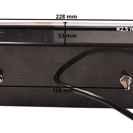 Cantonal LED verlichtingsset - Cantonal - 4,5 meter Aspock hoofdkabel - 13 polig - Plug & Play