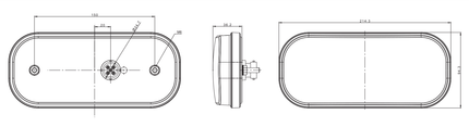 Cantonal LED verlichtingsset - Fristom FT-230 - 7 meter - 7 polig - incl. 4 meter aftakkingen & dynamische richtingaanwijzers