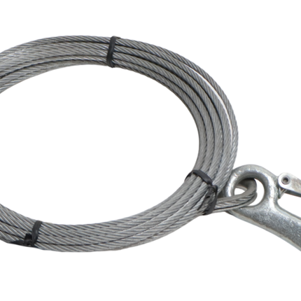Cantonal Lierkabel met haak (4 mm x 8,5 meter)