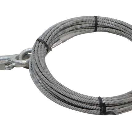 Cantonal Lierkabel met haak (4 mm x 8,5 meter)