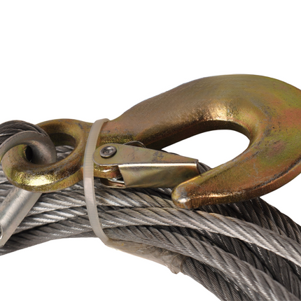 Cantonal Lierkabel met haak (6 mm x 15,2 meter)
