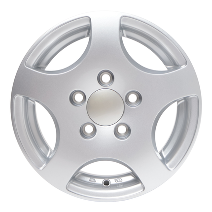 Cantonal Losse 13 inch aanhanger velg - 5Jx13 - lichtmetaal - steekmaat: 5x112 - draagvermogen: 750 kg - naafdiameter: 67 mm - ET30 - zilver