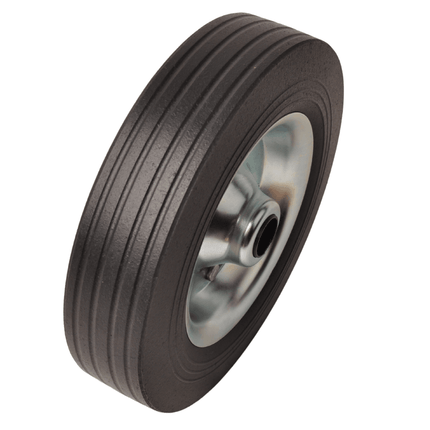 Cantonal Losse stalen velg met Hard rubberen wiel 200 x 50. Past op neuswiel met buis van 48mm doorsnee.