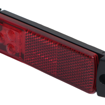 Cantonal Markeringslamp Rood LED 12/24V 130x32 mm