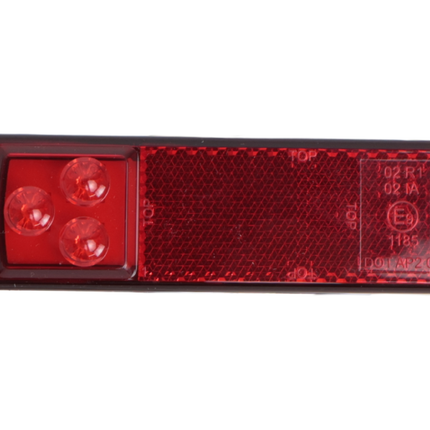 Cantonal Markeringslamp Rood LED 12/24V 130x32 mm