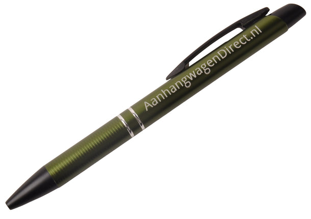 Cantonal Metalen Aanhangwagendirect.nl pen - blauw schrijvend