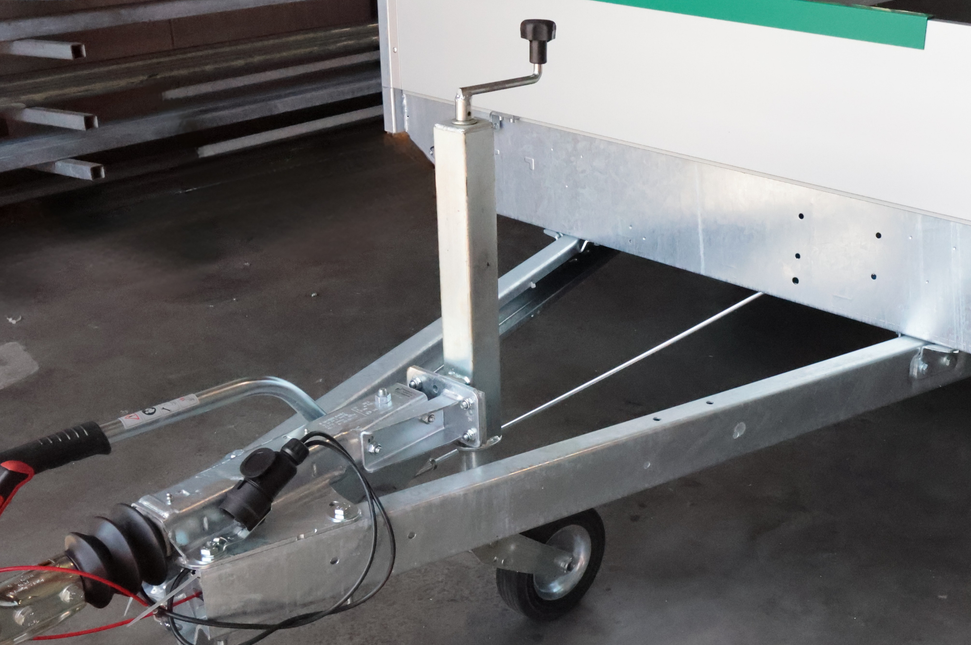 Cantonal Opklapbaar Neuswiel - vierkant 60 mm - draagvermogen: 250 kg - grote bevestigingsplaat