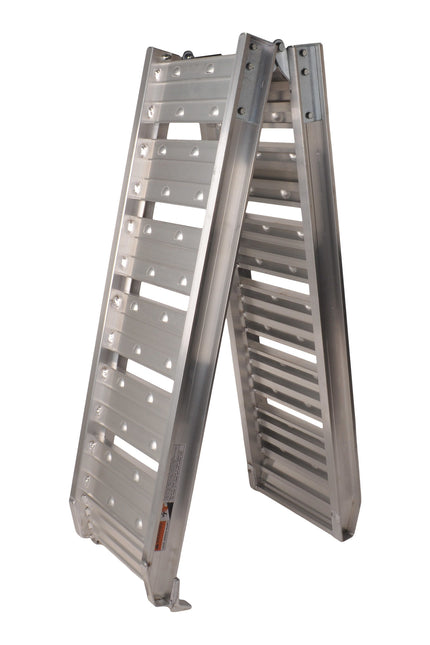Cantonal Opklapbare aluminium oprijplaat - 200 kg draagvermogen - 180x30 cm