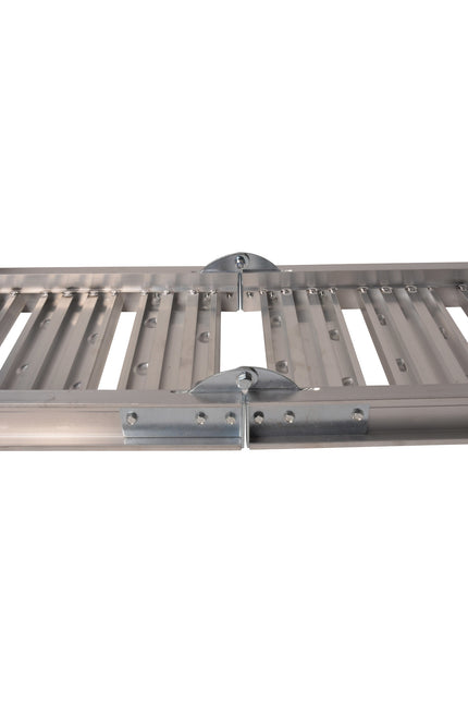Cantonal Opklapbare aluminium oprijplaat - 200 kg draagvermogen - 180x30 cm