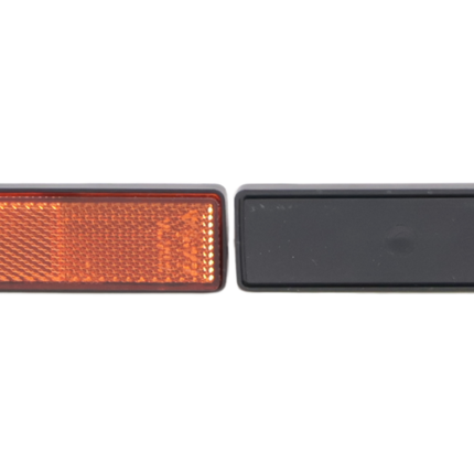 Cantonal Oranje/gele reflector 98x32,5 mm zelfklevend - set van 2 stuks