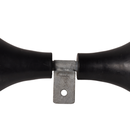 Cantonal Premium kwaliteit trompet rollen set - 400x140x140 mm - zwart - voor rubberboot