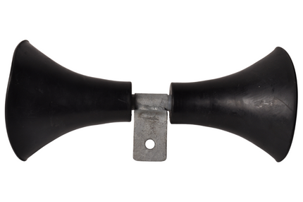 Cantonal Premium kwaliteit trompet rollen set - 400x140x140 mm - zwart - voor rubberboot