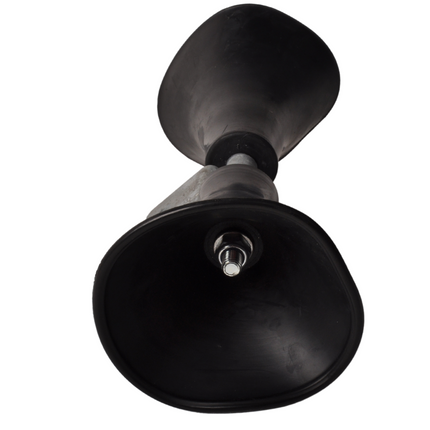 Cantonal Premium kwaliteit trompet rollen set - 400x140x140 mm - zwart - voor rubberboot