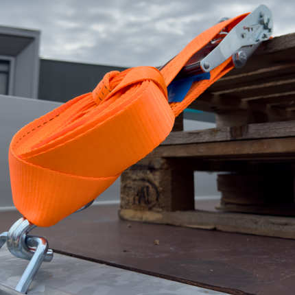 Cantonal Premium spanband oranje 800x5 cm 2-delig (5000 kg) - Aanhangwagendirect.nl bedrukking