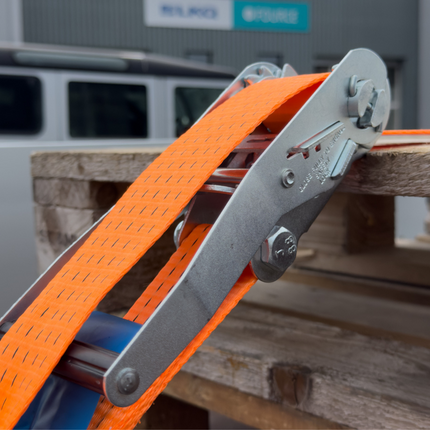 Cantonal Premium spanband oranje 800x5 cm 2-delig (5000 kg) - Aanhangwagendirect.nl bedrukking
