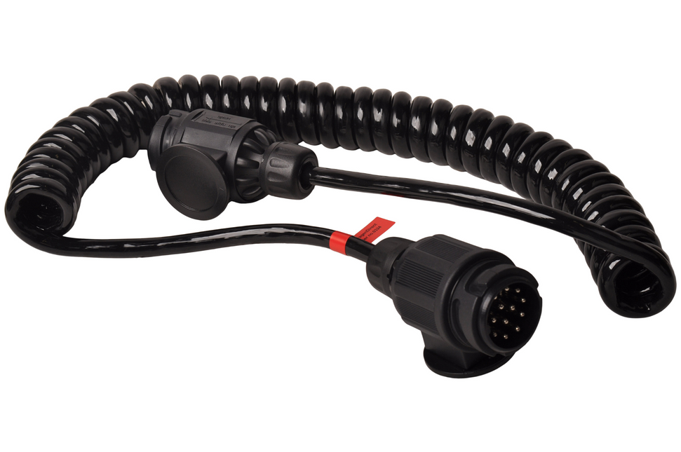 Cantonal Premium verloop spiraalkabel - 2x 13-polige stekker - 90 tot 250 cm - 13 aderig