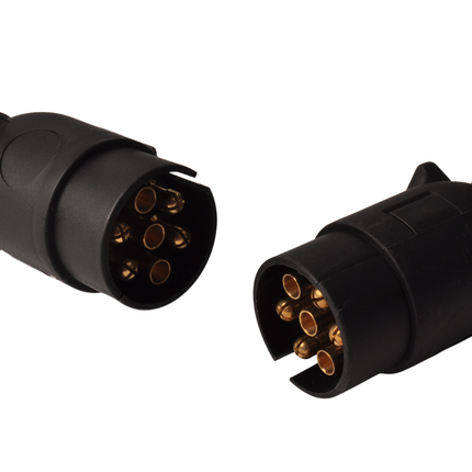 Cantonal Premium verloop spiraalkabel 7 aderig met 2x 7-polige stekker - 90 tot 250 cm