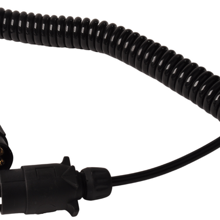 Cantonal Premium verloop spiraalkabel 7 aderig met 2x 7-polige stekker - 90 tot 250 cm