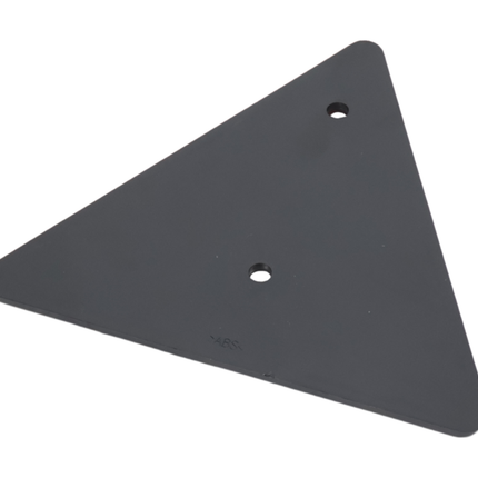 Cantonal Rode driehoek reflector - 153x130 mm - h.o.h. afstanden 70 mm - 2 stuks