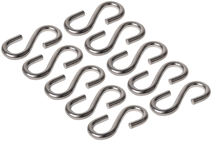 Cantonal S-haak 70x7 mm - 10 stuks