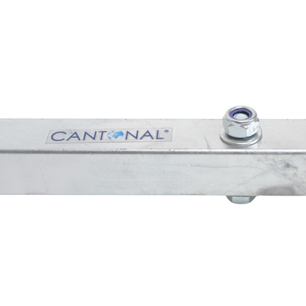 Cantonal Schoor/steun voor neuswiel 60 mm met ronde bevestiging - inclusief bevestigingsset