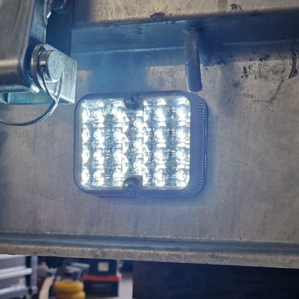 Cantonal Set van 2 achteruitrijlampen - 100x80x28 mm - LED
