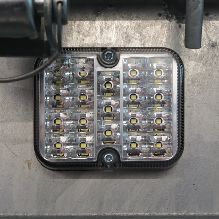 Cantonal Set van 2 achteruitrijlampen - 100x80x28 mm - LED