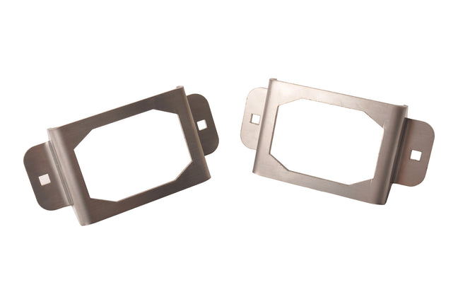 Cantonal Set van 2 beschermrekken - Geschikt voor Flexipoint achterlichten - RVS - 130x64x27 mm